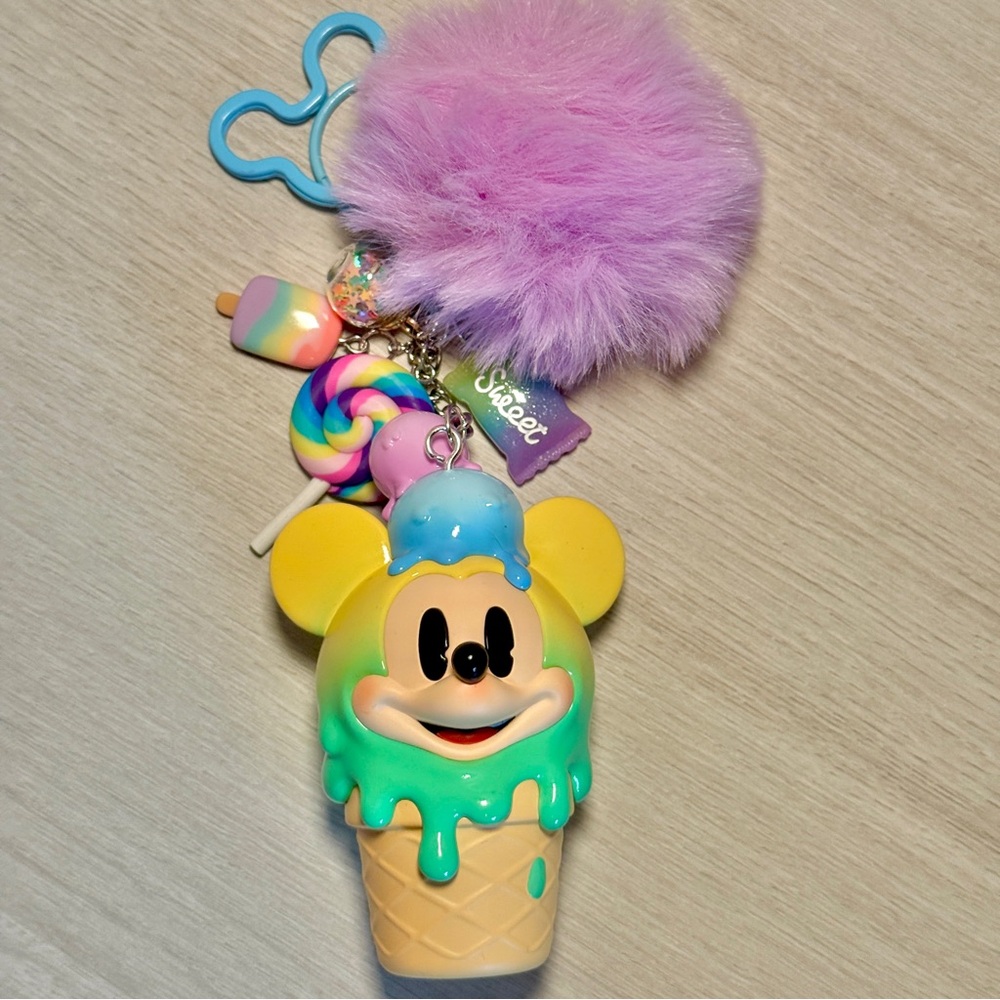 ICE CREAM MICKEY KEYCHAIN - Picture 3 of 4